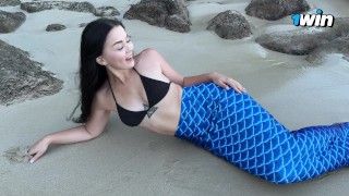 Sex With Real Mermaid Cum On Tail Perfect Pussy